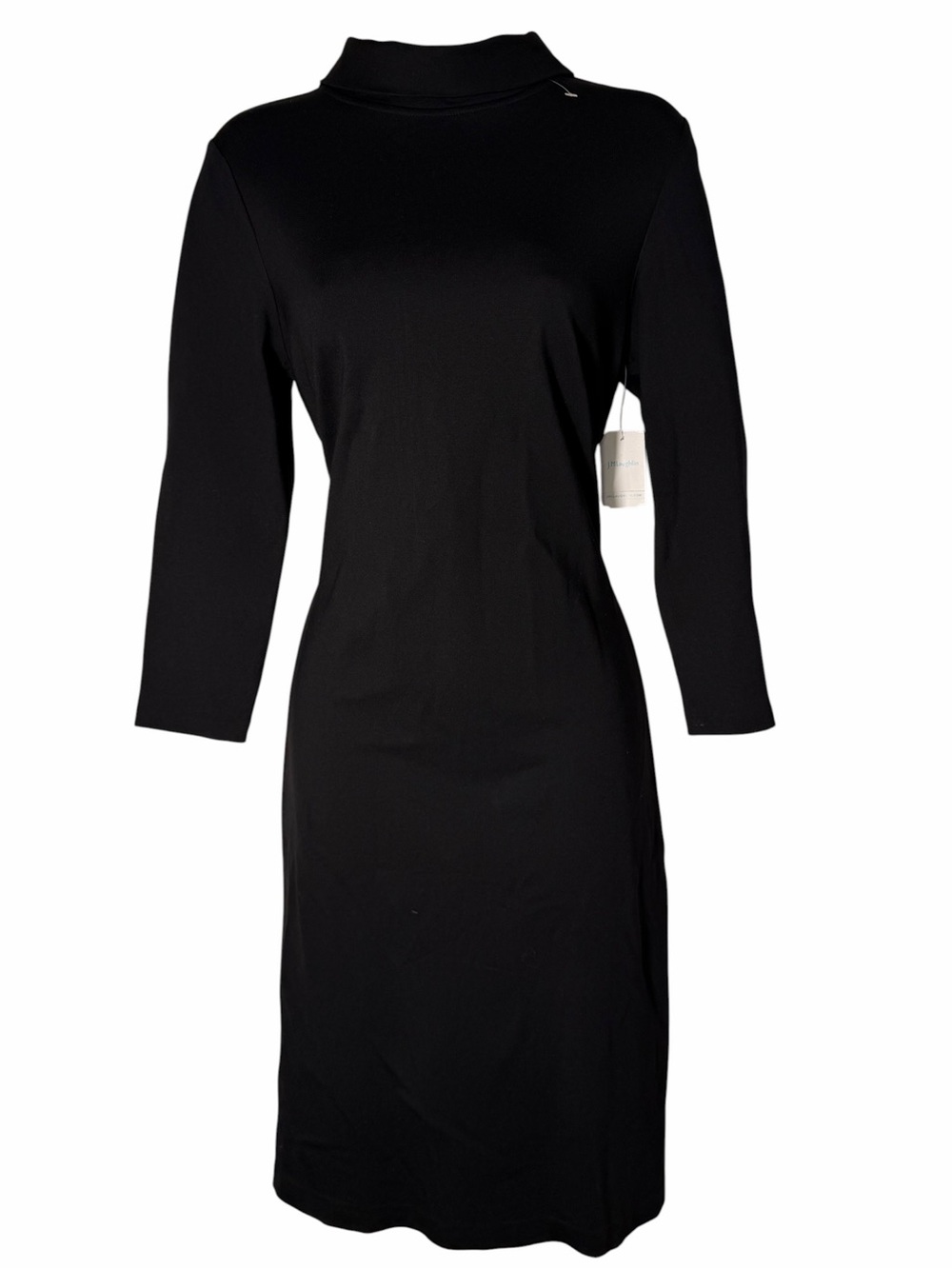 J. McLaughlin Catalyst Dress Black mock/turtleneck neckline – Size Small NWT